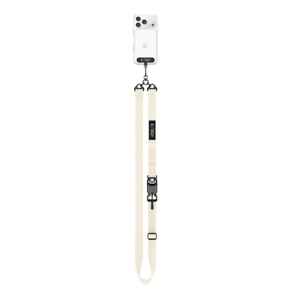 Tech-Protect C9S Rope Crossbody telefono dirželis - smėlinė -- Other phone accessories