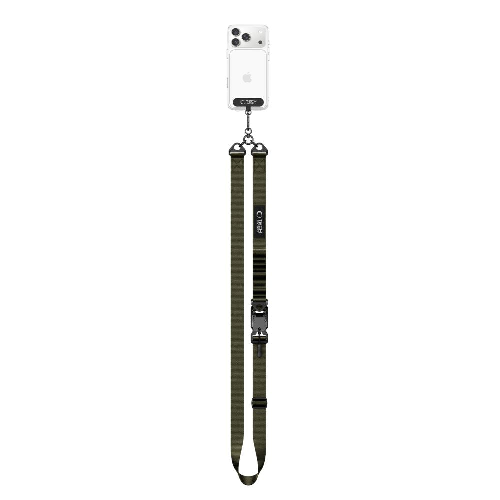 Tech-Protect C9S Rope Crossbody telefono dirželis - žalias -- Other phone accessories