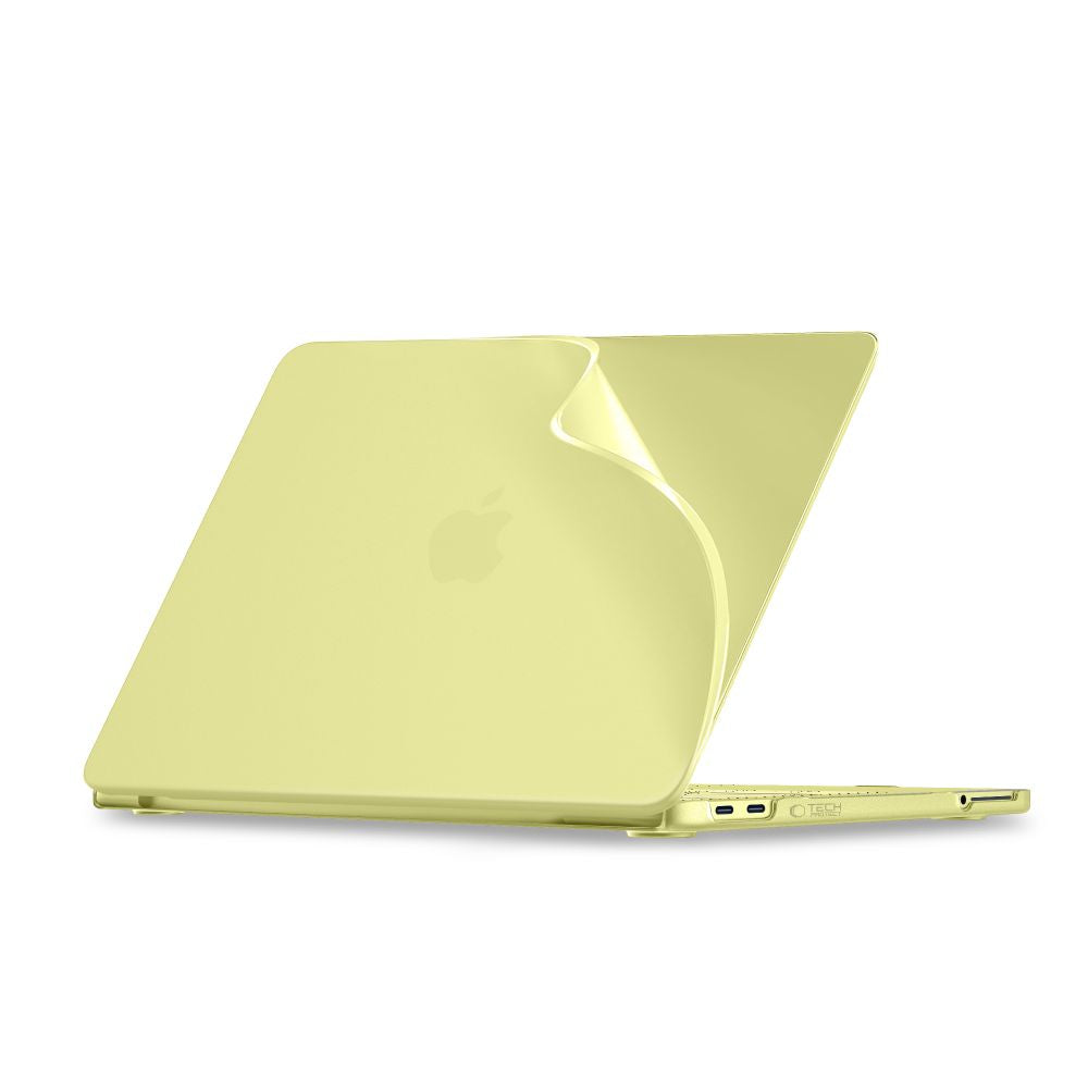 Tech-Protect Softshell dėklas MacBook Neo 13 2026 - matinis geltonas -- MacBook Neo 13 2026