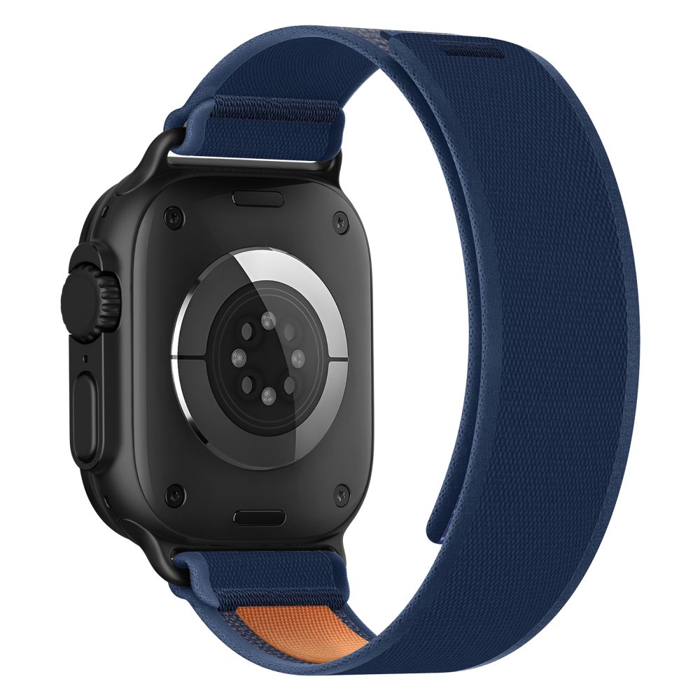 Tech-Protect Nylon Elite dirželis Apple Watch 44 / 45 / 46 / 49 mm - Tamsiai mėlynas -- Apple Watch 44/45/46/49mm