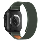 Tech-Protect Nylon Elite dirželis Apple Watch 44/45/46/49 mm - Žalias/Oranžinis -- Apple Watch 44/45/46/49mm