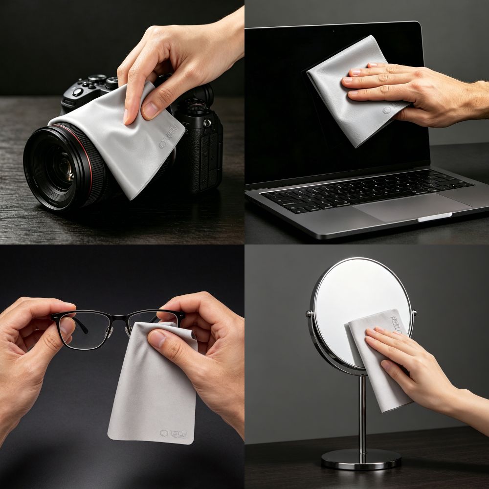 Tech-Protect Polishing Cloth mikropluošto ekrano šluostė nešiojamajam kompiuteriui 13-14" - Pilka -- Other phone accessories
