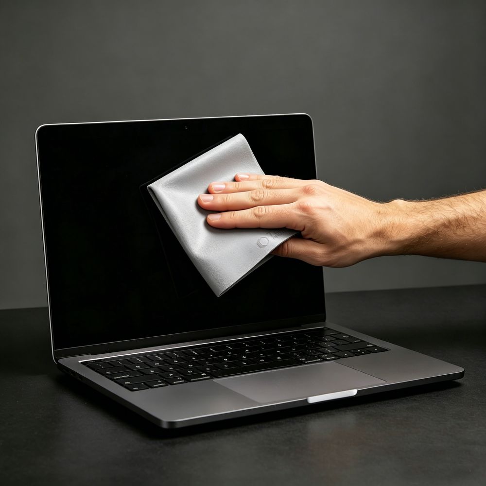 Tech-Protect Polishing Cloth mikropluošto ekrano šluostė nešiojamajam kompiuteriui 15-16" - Pilka -- Other phone accessories
