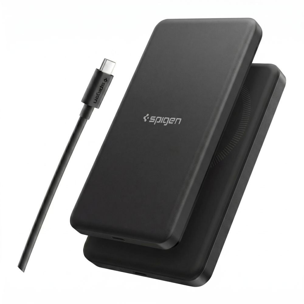 Spigen Essential EA2205MQ 5000MAH 22.5W QI2 Power Bank – Juodas -- Powerbanks