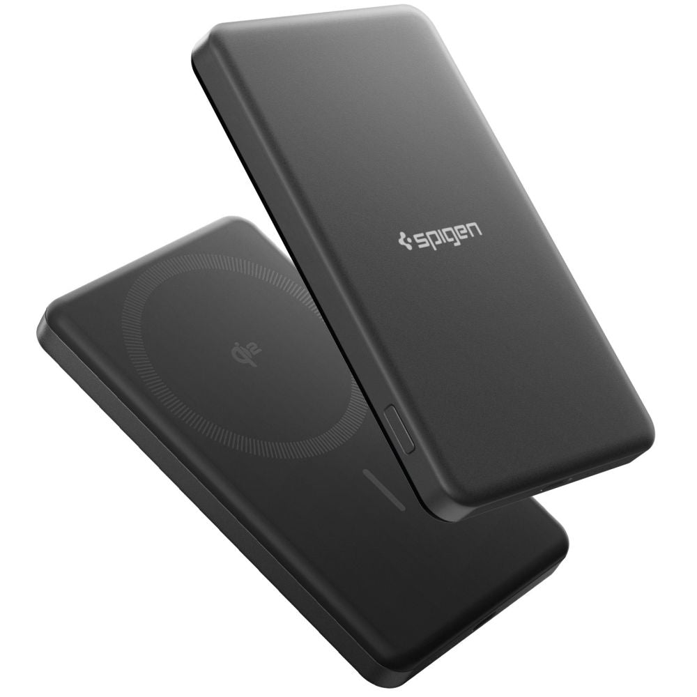 Spigen Essential EA2205MQ 5000MAH 22.5W QI2 Power Bank – Juodas -- Powerbanks
