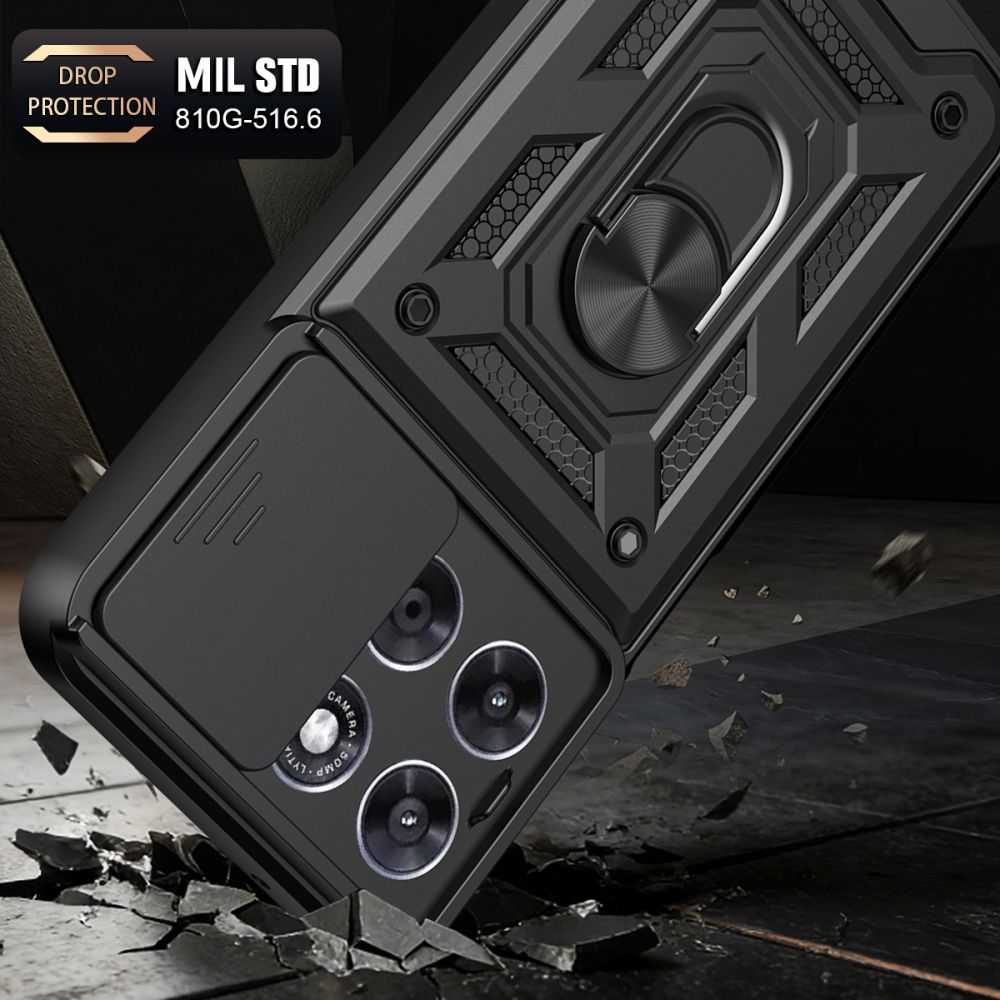 Tech-Protect CamShield Pro dėklas Motorola Moto G57 Power / G67 Power - Juodas -- Motorola Moto G57 Power / Motorola Moto...