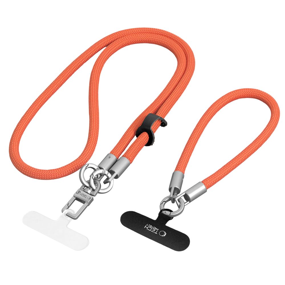 Tech-Protect C10S Rope telefono dirželis - oranžinis -- Other phone accessories