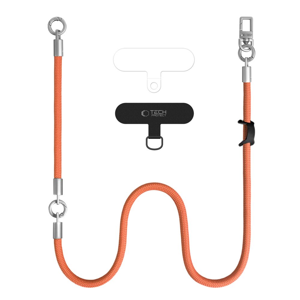 Tech-Protect C10S Rope telefono dirželis - oranžinis -- Other phone accessories