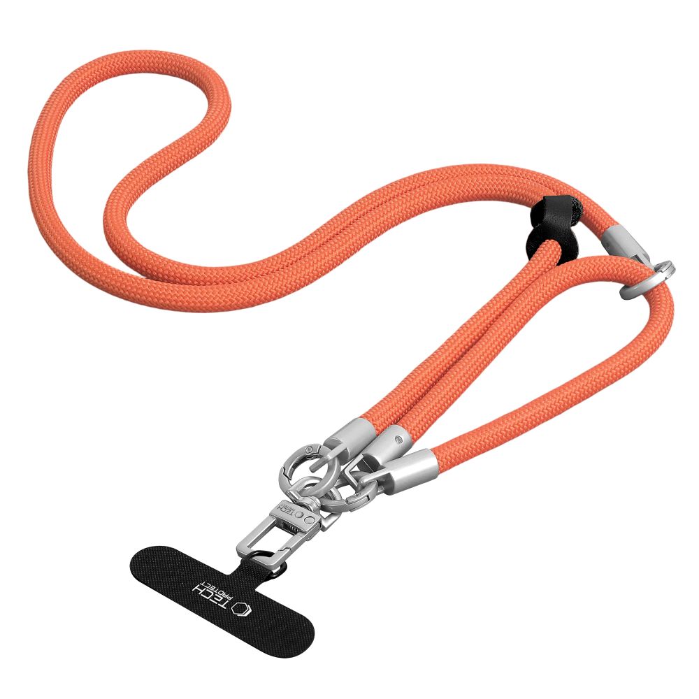 Tech-Protect C10S Rope telefono dirželis - oranžinis -- Other phone accessories