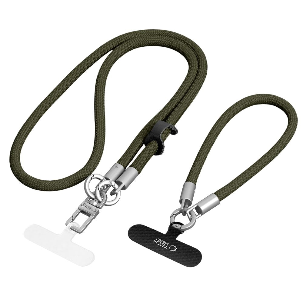 Tech-Protect C10S Rope telefono dirželis - žalias -- Other phone accessories