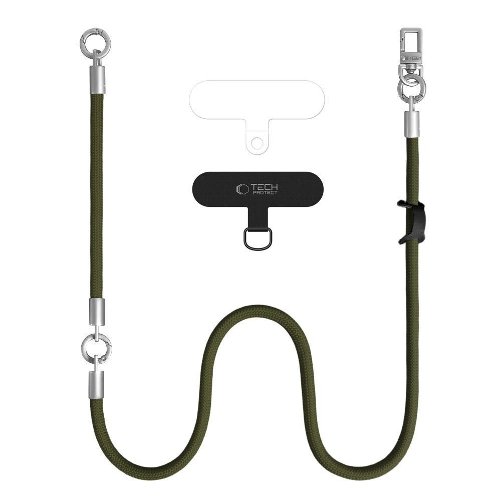 Tech-Protect C10S Rope telefono dirželis - žalias -- Other phone accessories