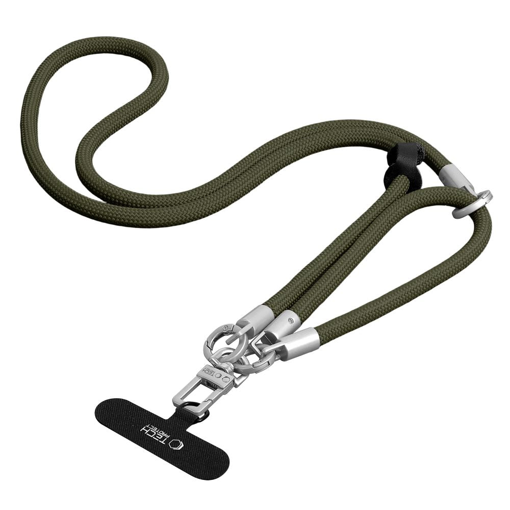 Tech-Protect C10S Rope telefono dirželis - žalias -- Other phone accessories