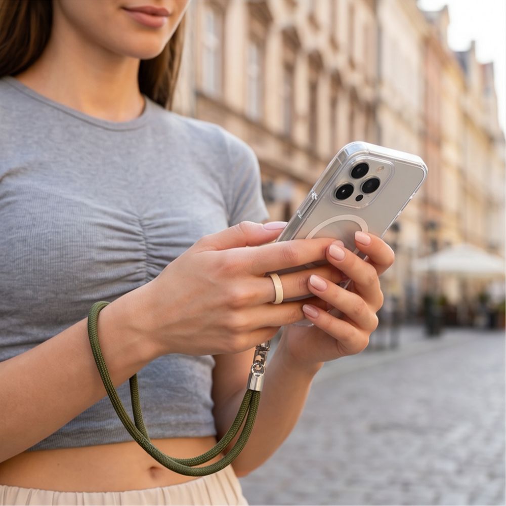Tech-Protect C10S Rope telefono dirželis - žalias -- Other phone accessories