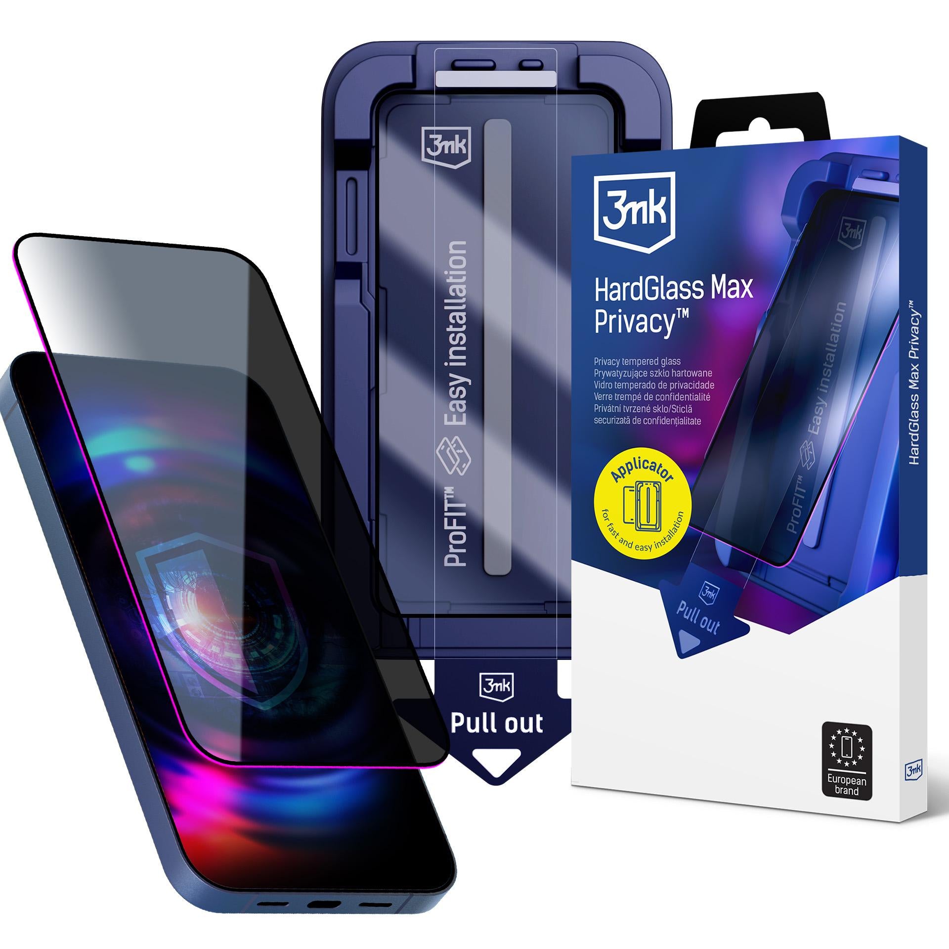 3mk Hardglass Max Privacy privatumo stiklas Samsung Galaxy A57 -- Samsung Galaxy A57