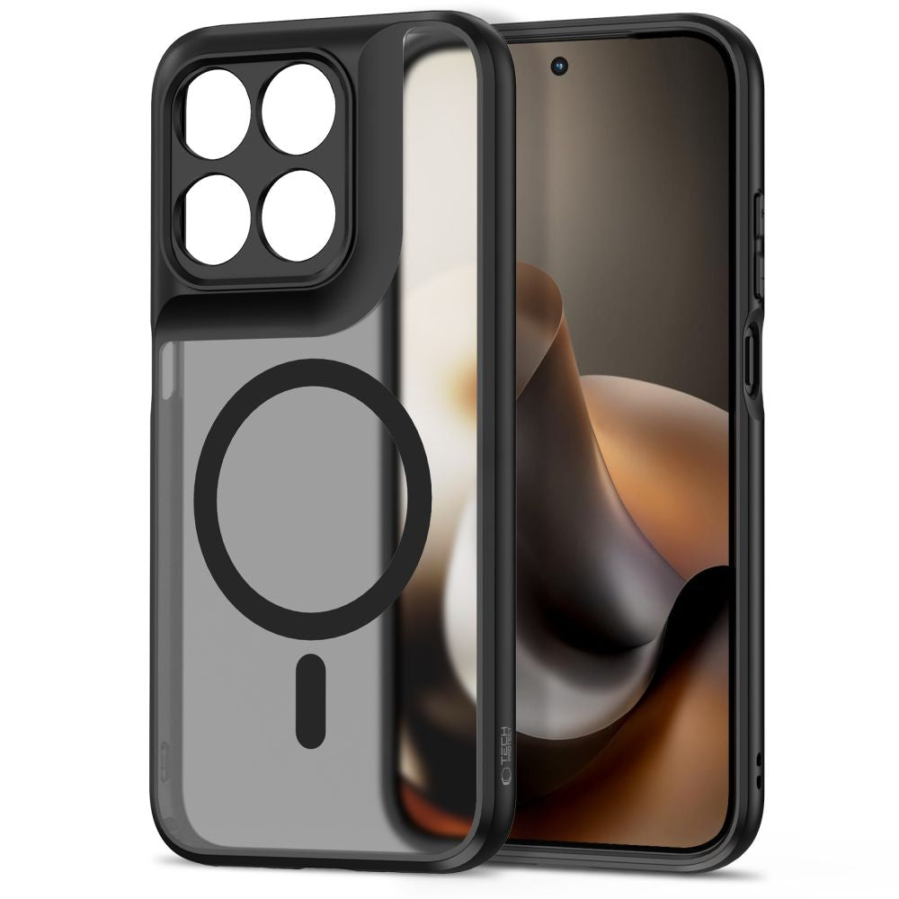 Tech-Protect Magmat MagSafe dėklas Motorola Moto G67 / G77 - matinė juoda -- Motorola Moto G67 / Motorola Moto G77