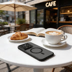 Tech-Protect Magmat MagSafe dėklas Motorola Moto G67 / G77 - matinė juoda -- Motorola Moto G67 / Motorola Moto G77