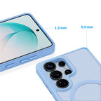 Tech-Protect Magmat MagSafe dėklas Samsung Galaxy S26 Ultra - Matinė mėlyna -- Samsung Galaxy S26 Ultra