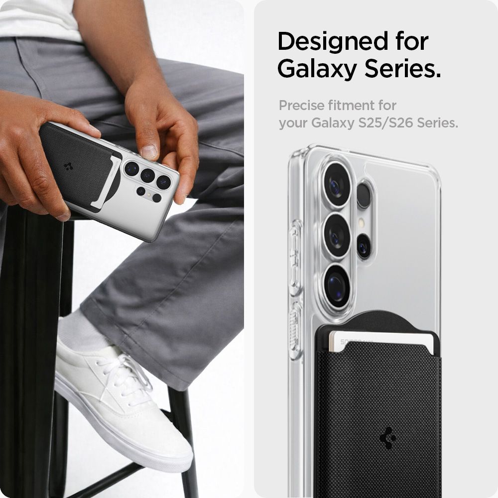 Spigen Urban Fit MagSafe magnetinis telefono piniginė - juoda -- Uncategorized