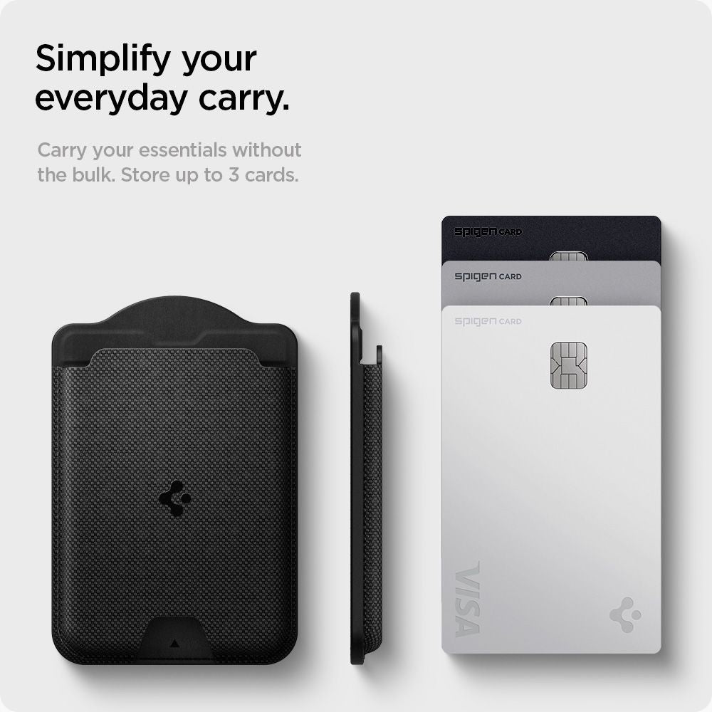 Spigen Urban Fit MagSafe magnetinis telefono piniginė - juoda -- Uncategorized