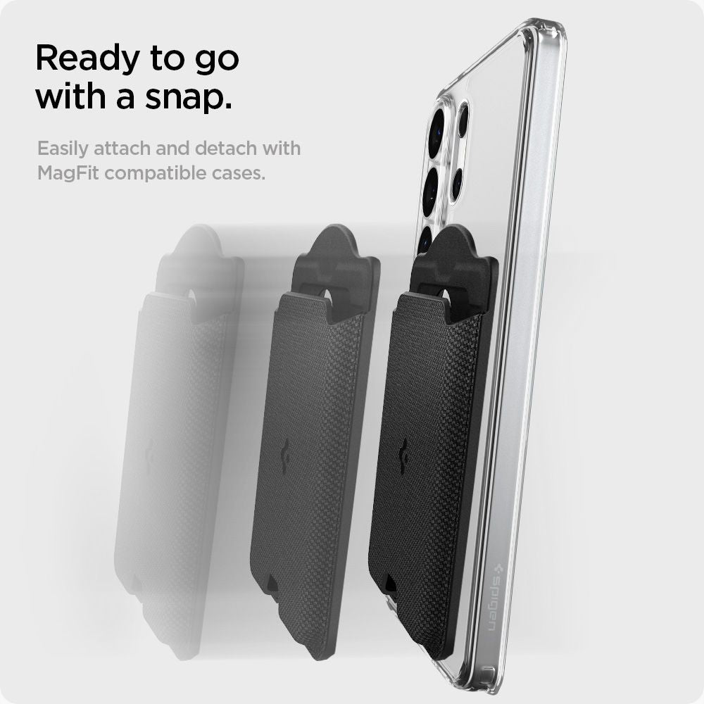 Spigen Urban Fit MagSafe magnetinis telefono piniginė - juoda -- Uncategorized