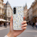 Tech-Protect FlexAir dėklas Samsung Galaxy A27 - Skaidrus gėlėtas -- Samsung Galaxy A27