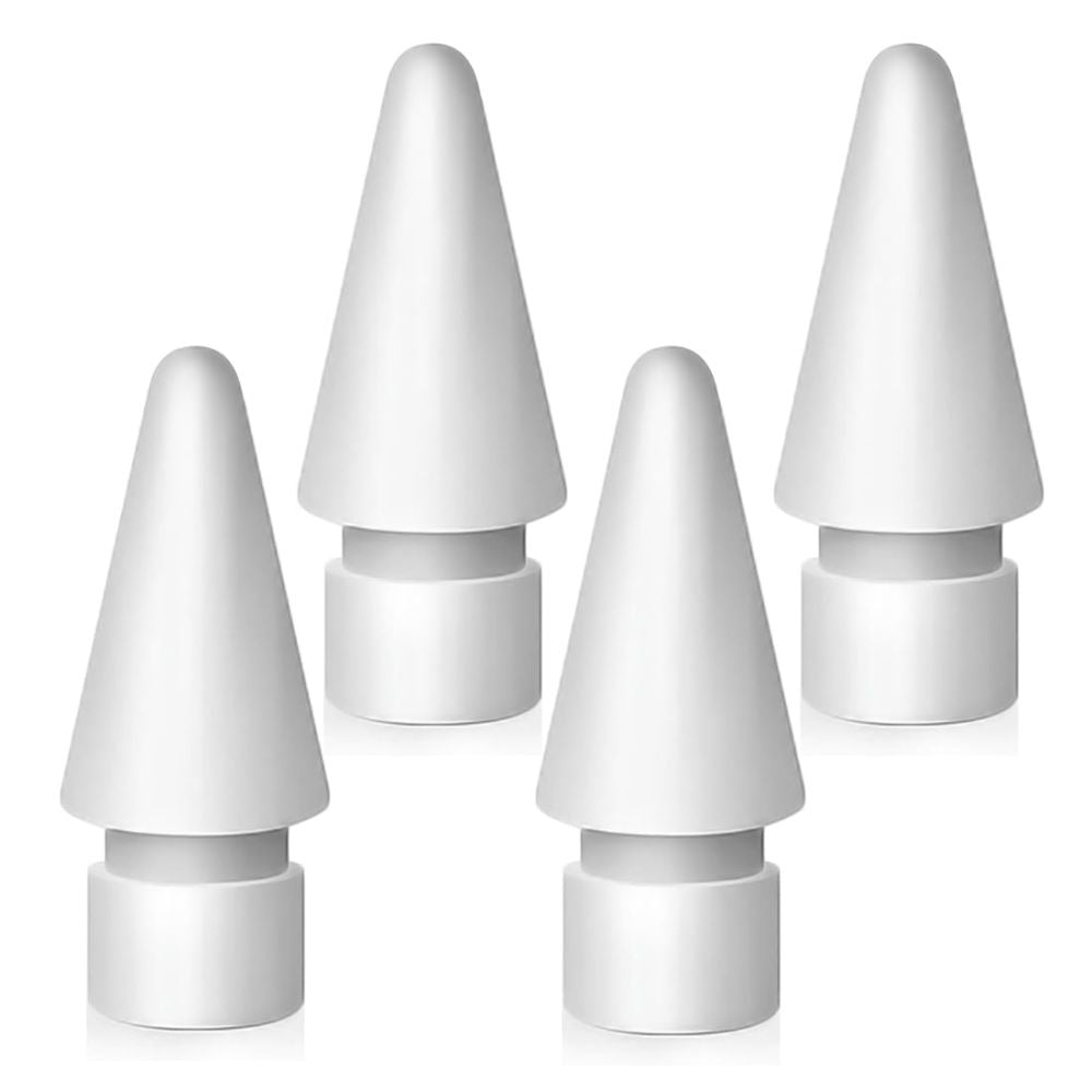 Tech-Protect Stylus Tips Apple Pencil 4 vnt. rinkinys - Balta -- Apple Pencil