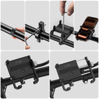 Tech-Protect V5 vairo laikiklis - Juodas -- Cell phone holders