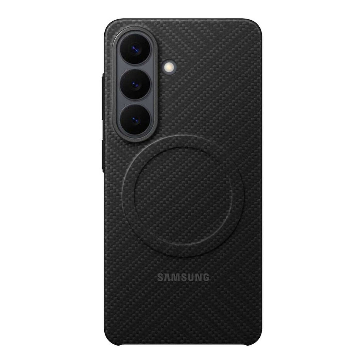 Samsung Carbon Magnet Case dėklas Samsung Galaxy S26, suderinamas su MagSafe - juodas -- Samsung Galaxy S26