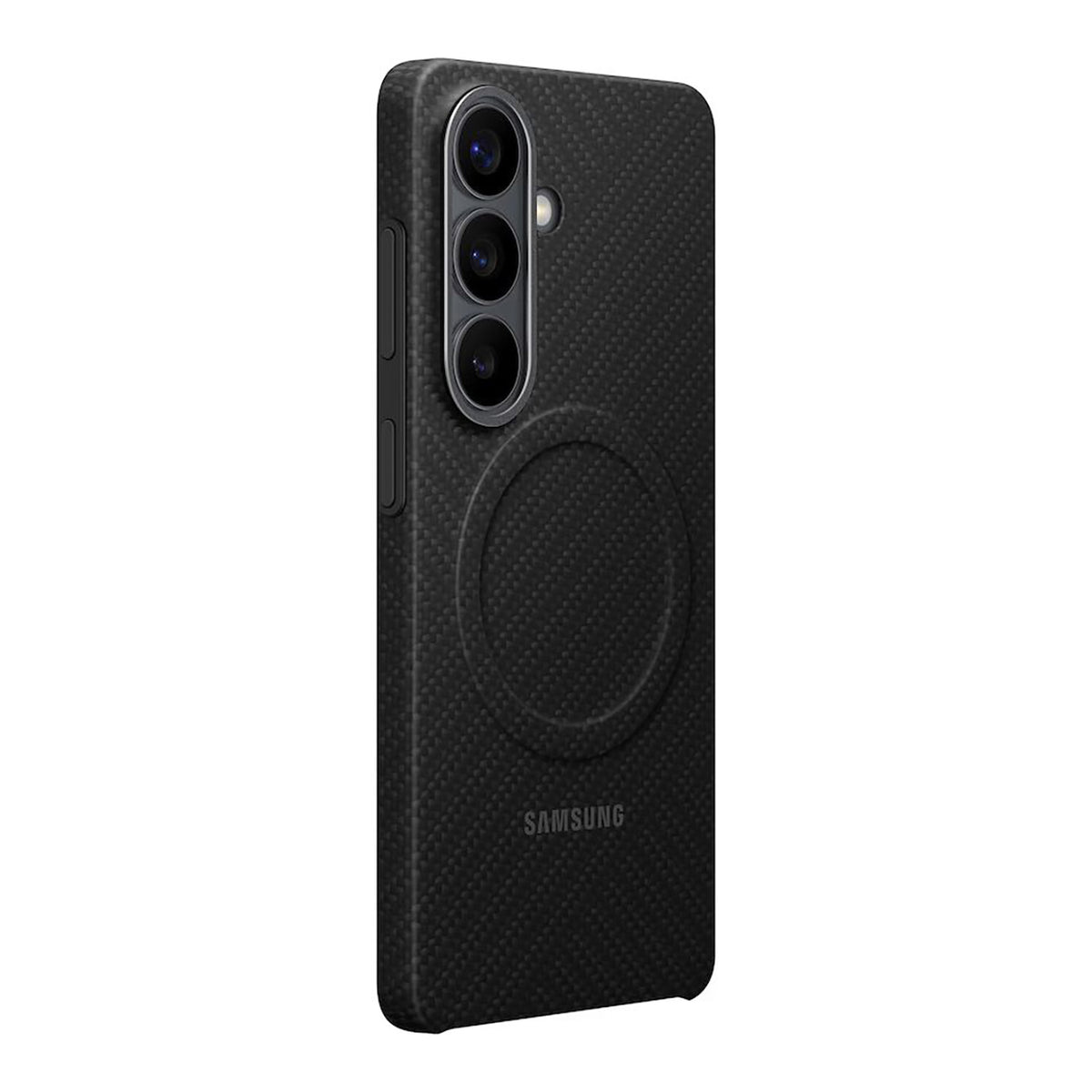 Samsung Carbon Magnet Case dėklas Samsung Galaxy S26, suderinamas su MagSafe - juodas -- Samsung Galaxy S26