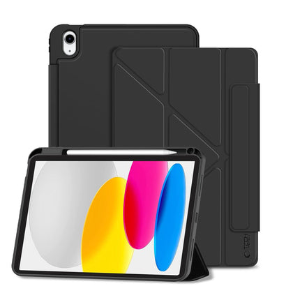 Tech-Protect SC Pen Origami dėklas iPad 10.9" 2022 / 2025 - Juodas -- iPad 10.9" 2022/2025