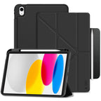 Tech-Protect SC Pen Origami dėklas iPad 10.9" 2022 / 2025 - Juodas -- iPad 10.9" 2022/2025