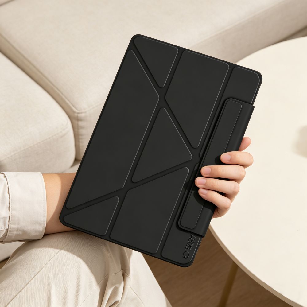 Tech-Protect SC Pen Origami dėklas iPad 10.9" 2022 / 2025 - Juodas -- iPad 10.9" 2022/2025