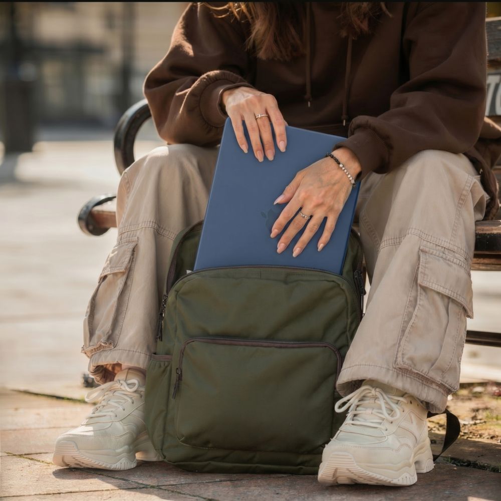 Tech-Protect Softshell dėklas MacBook Neo 13" 2026 - Tamsiai mėlynas -- MacBook Neo 13" 2026
