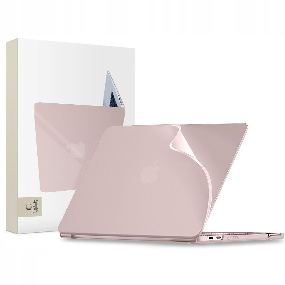 Tech-Protect Softshell dėklas MacBook 13" 2026 - Matinė rožinė -- MacBook 13" 2026