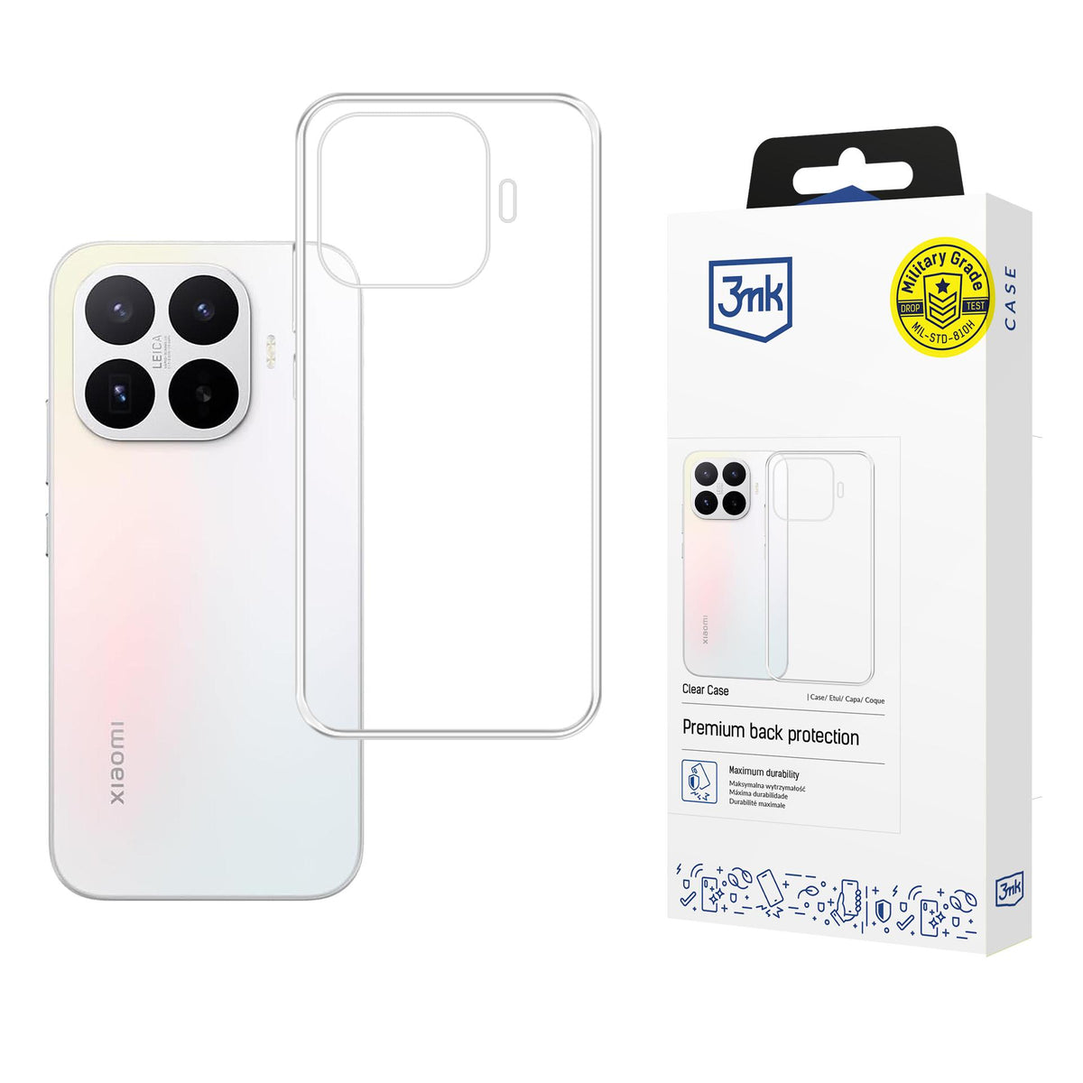 3mk Clear Case dėklas Xiaomi 14T - skaidrus -- Xiaomi 17T