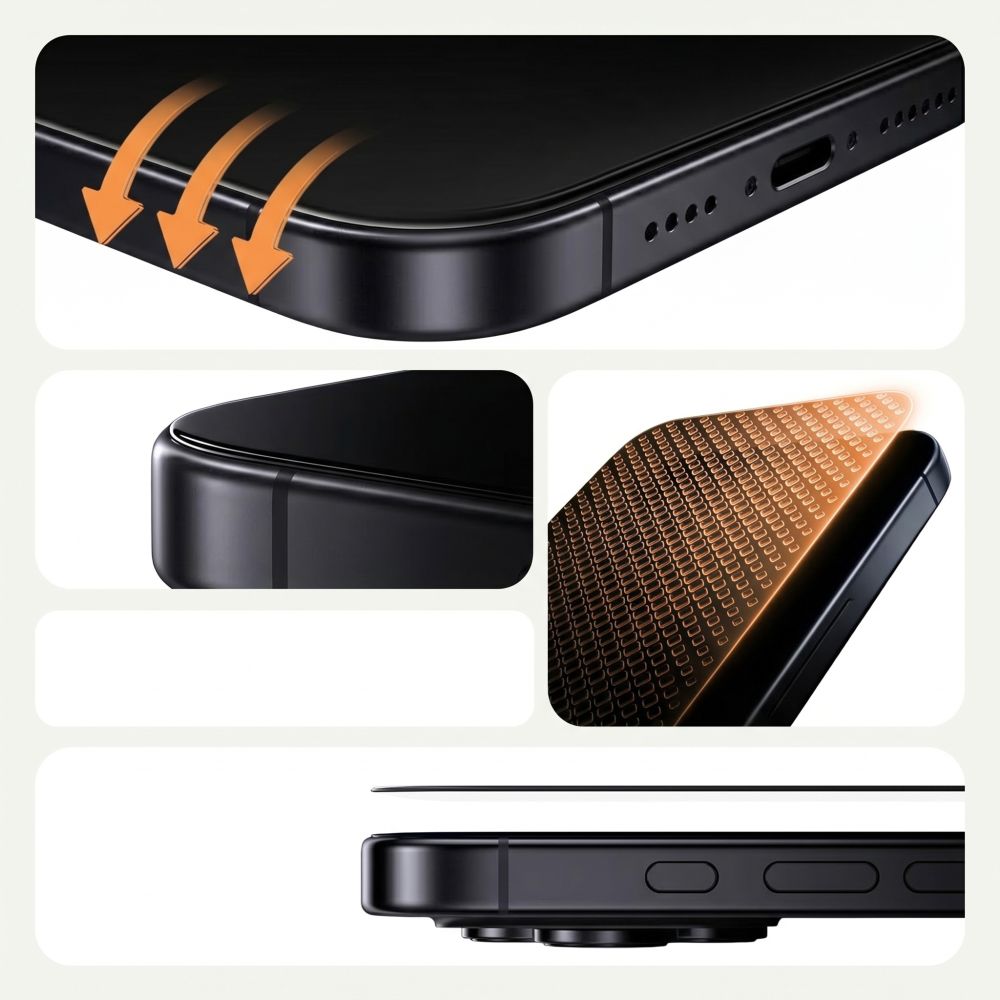 Tech-Protect Quick Set AR+ antiatspindžinis stiklas Samsung Galaxy S26+ - Juodas -- Samsung Galaxy S26+