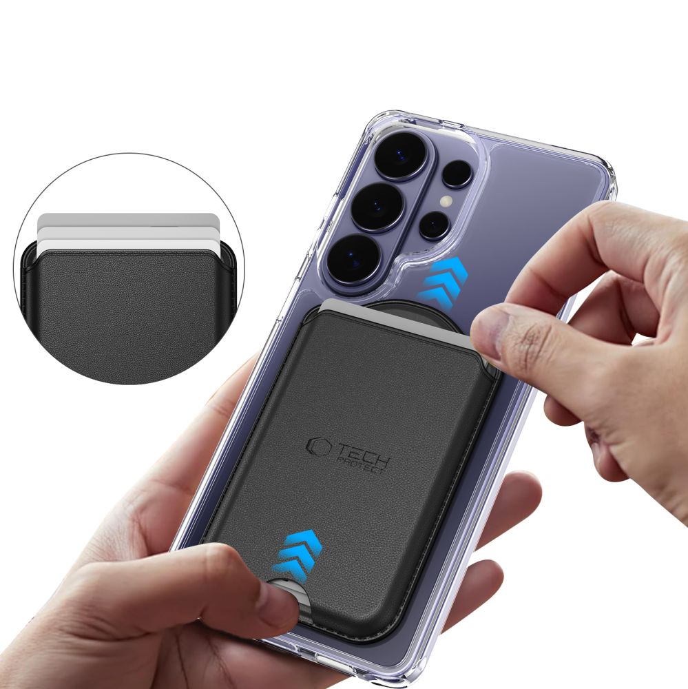 Tech-Protect CH02 MagWallet MagSafe magnetinė telefono piniginė - juoda -- Uncategorized