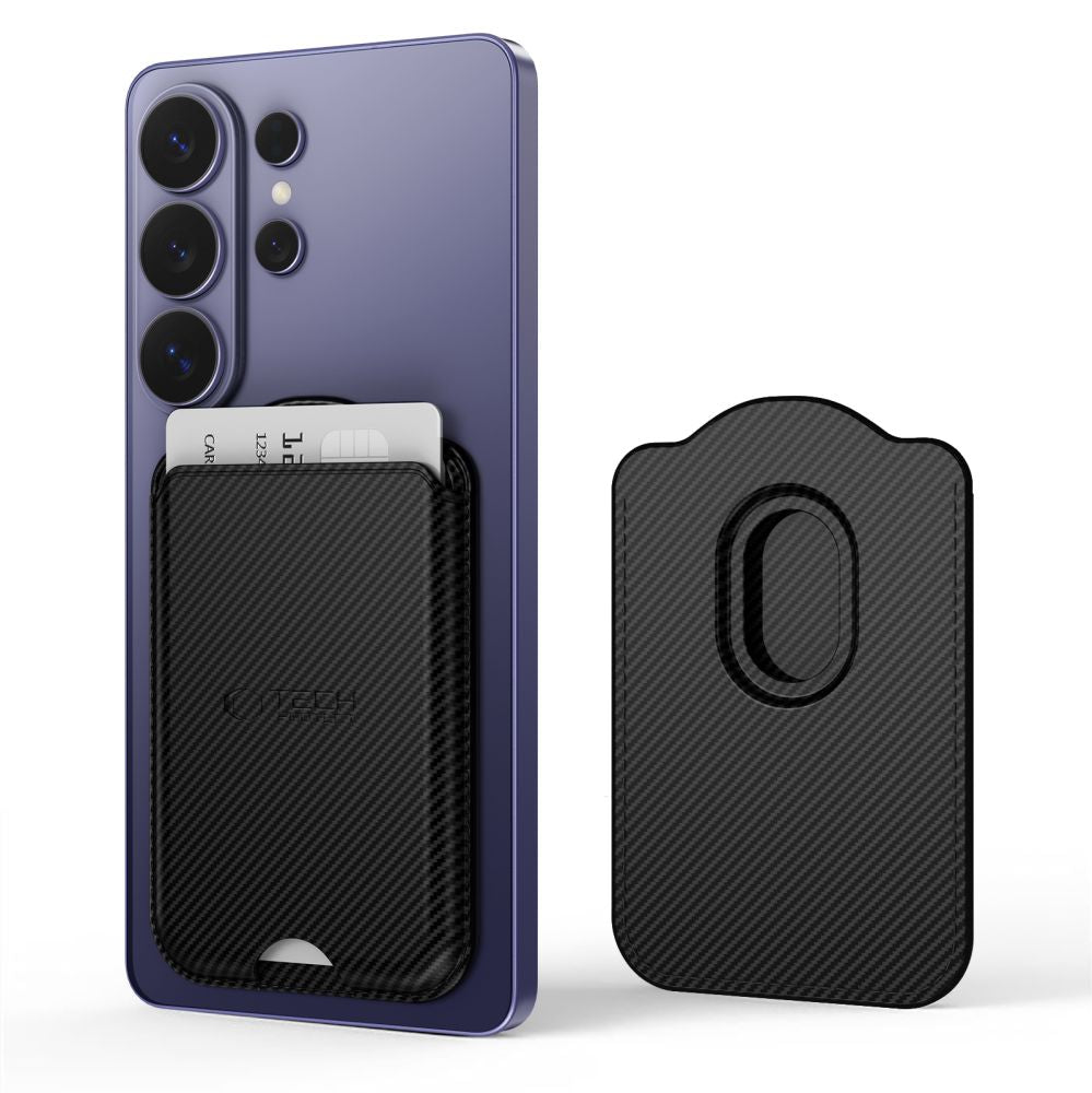 Tech-Protect CH02 MagWallet MagSafe magnetinė telefono piniginė - anglis -- Uncategorized