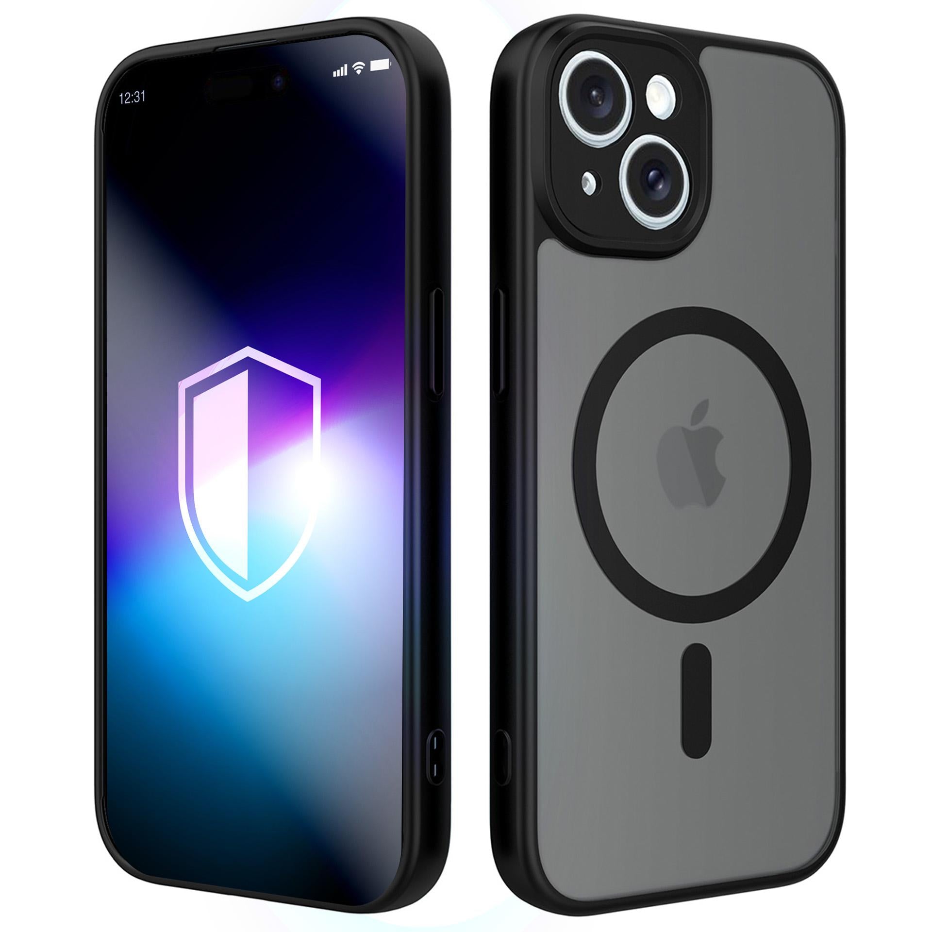 3mk Misty MagCase skirtas iPhone 14 - juodas -- iPhone 14