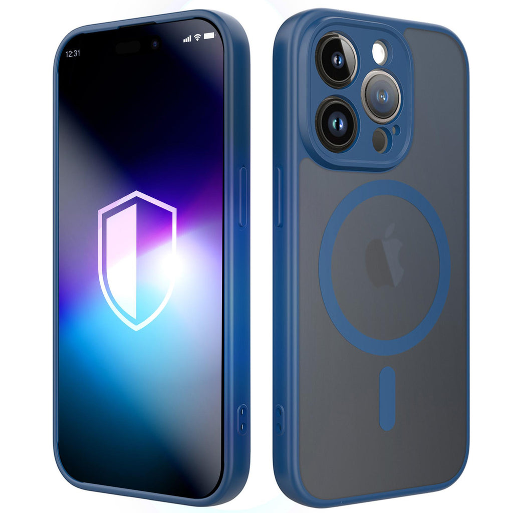 3mk Misty MagCase skirtas iPhone 15 Pro - Mėlynas -- iPhone 15 Pro