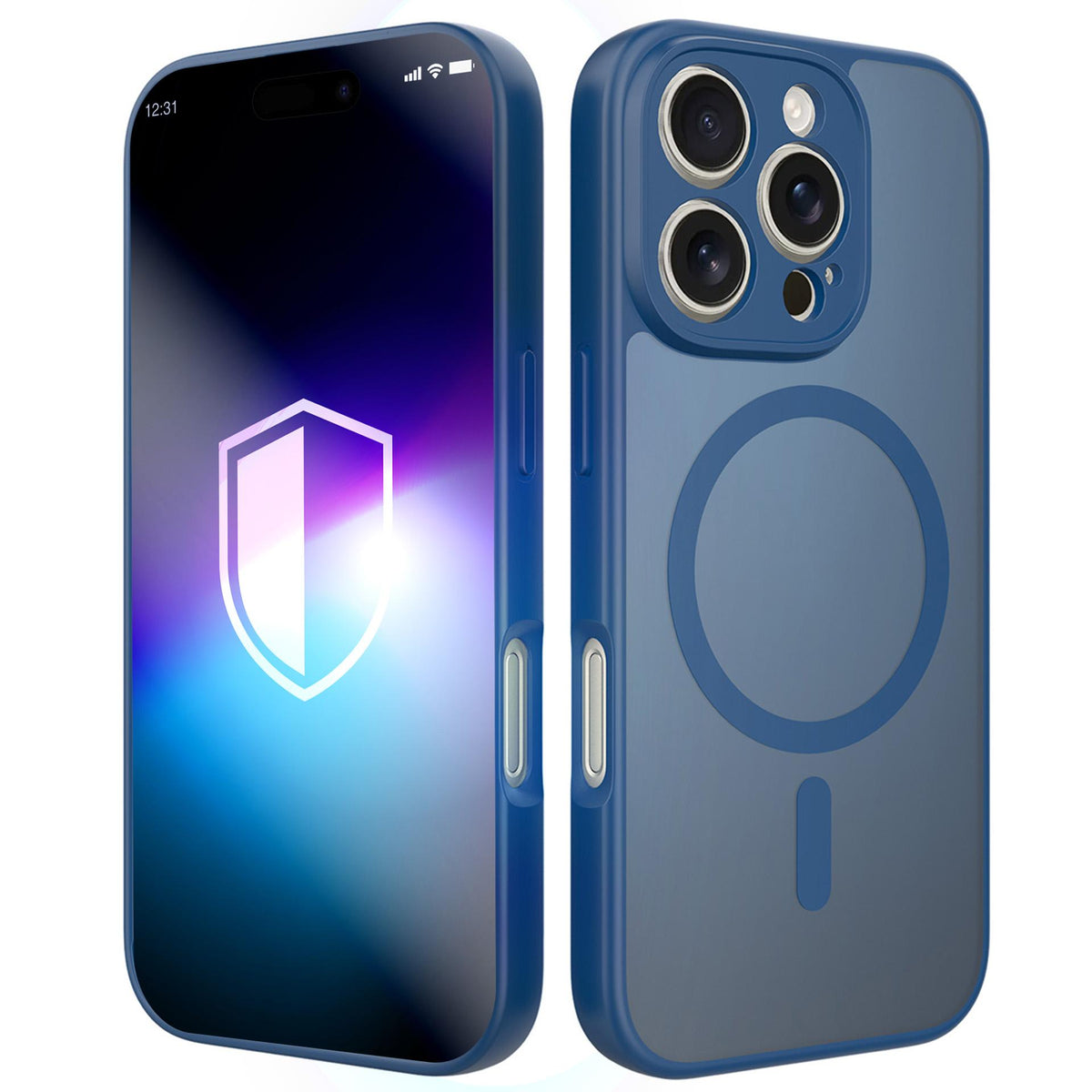 3mk Misty MagCase skirtas iPhone 16 Pro - Mėlynas -- iPhone 16 Pro