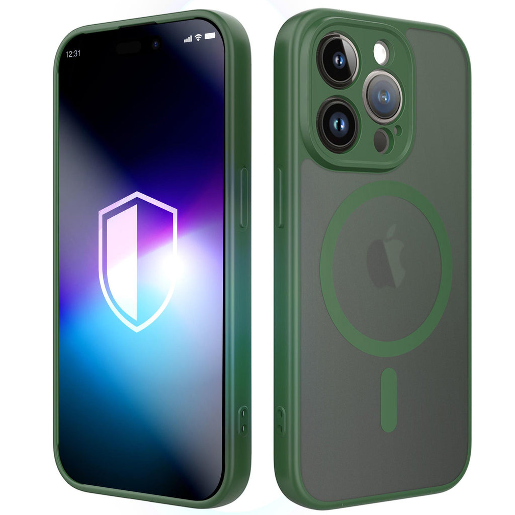 3mk Misty MagCase skirtas iPhone 15 Pro Max - žalias -- iPhone 15 Pro Max