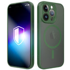 3mk Misty MagCase skirtas iPhone 15 Pro - žalias -- iPhone 15 Pro
