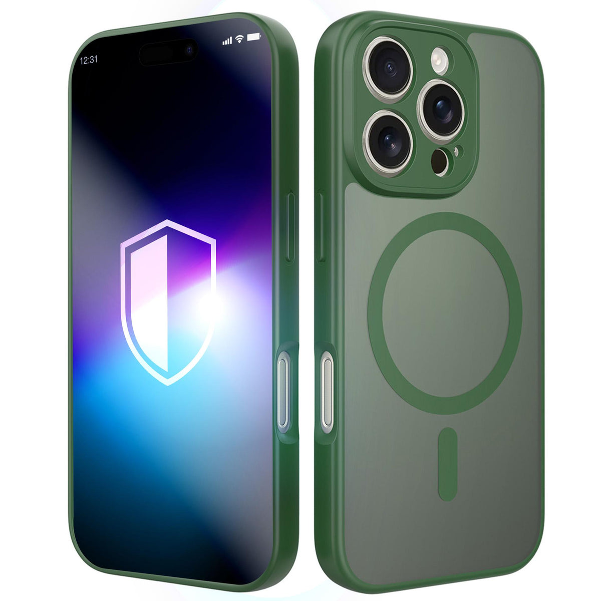 3mk Misty MagCase skirtas iPhone 16 Pro - žalias -- iPhone 16 Pro