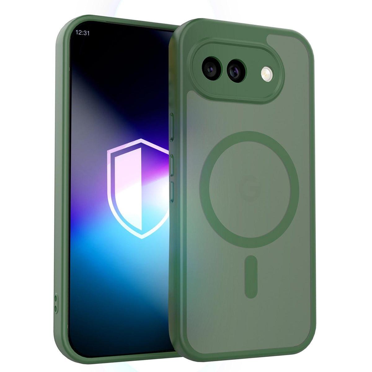 3mk Misty MagCase, skirtas Google Pixel 10A – žalias -- Google Pixel 10a