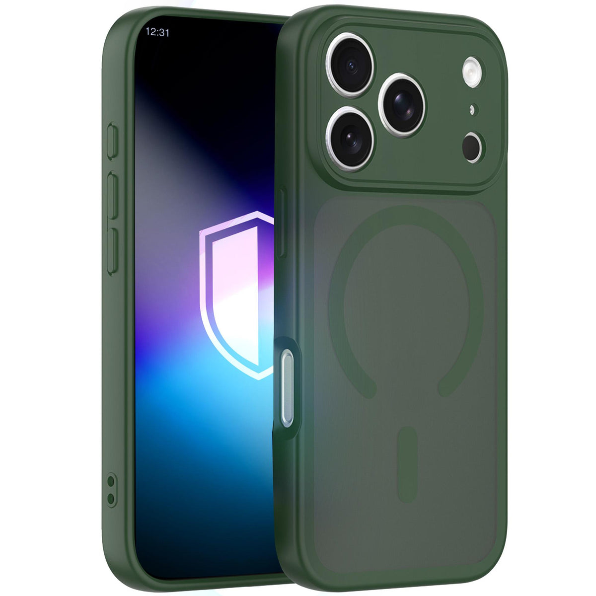 3mk Misty MagCase, skirtas iPhone 17 Pro Max – žalias -- iPhone 17 Pro Max