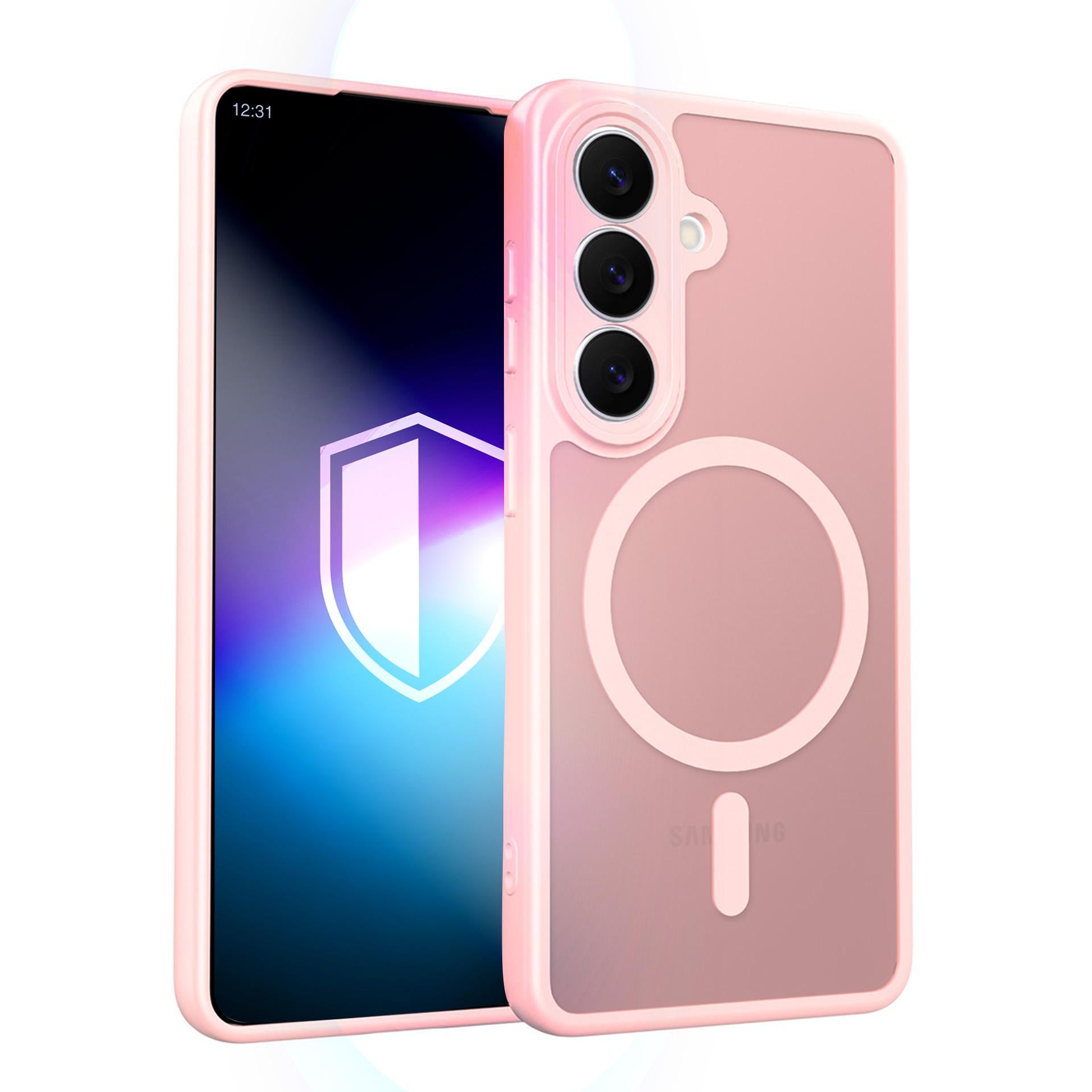 3mk Misty MagCase, skirtas Samsung Galaxy S26+ - rožinis -- Samsung Galaxy S26+