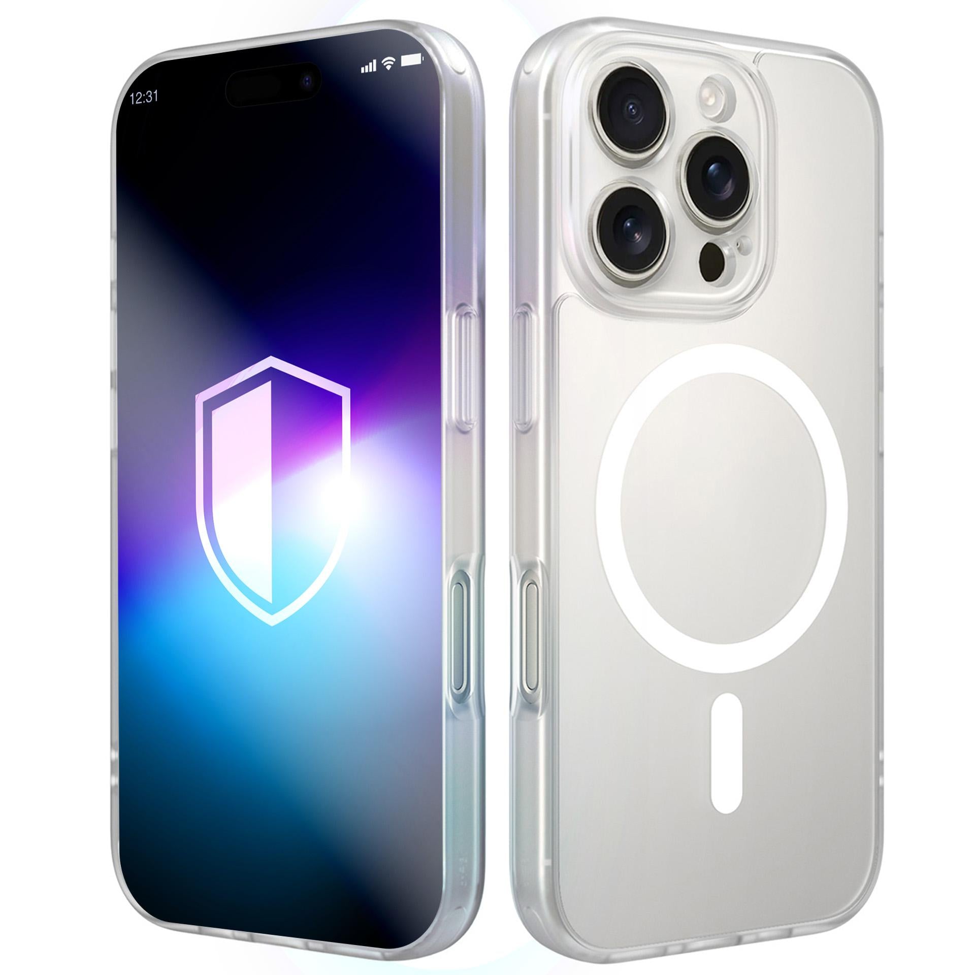 3mk Misty MagCase skirtas iPhone 16 Pro - Baltas -- iPhone 16 Pro