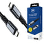 3mk Hyper Cable N-SERIES USB-C / USB-C Thunderbolt 4 2m 48V / 5A 40Gb/s 240W 8K60Hz - juodas -- Cell phone cables