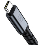 3mk Hyper Cable N-SERIES USB-C / USB-C Thunderbolt 4 2m 48V / 5A 40Gb/s 240W 8K60Hz - juodas -- Cell phone cables